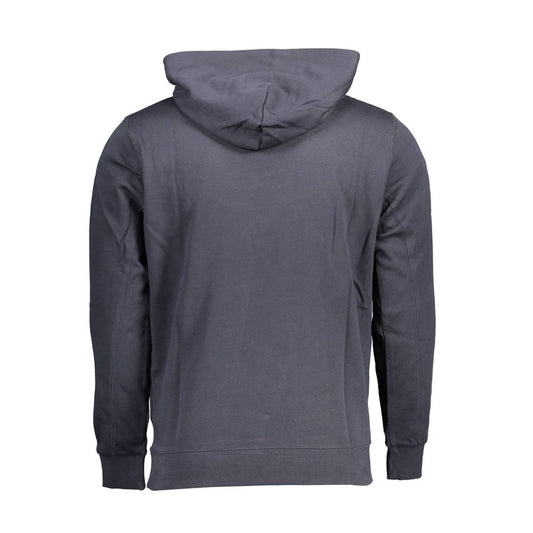 Blue Cotton Men's Hoodie