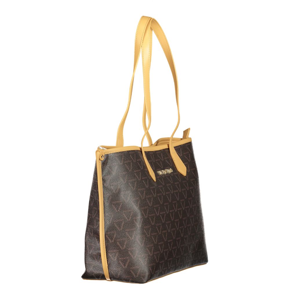 Marrone Polyurethane Women's Shoulder Bag