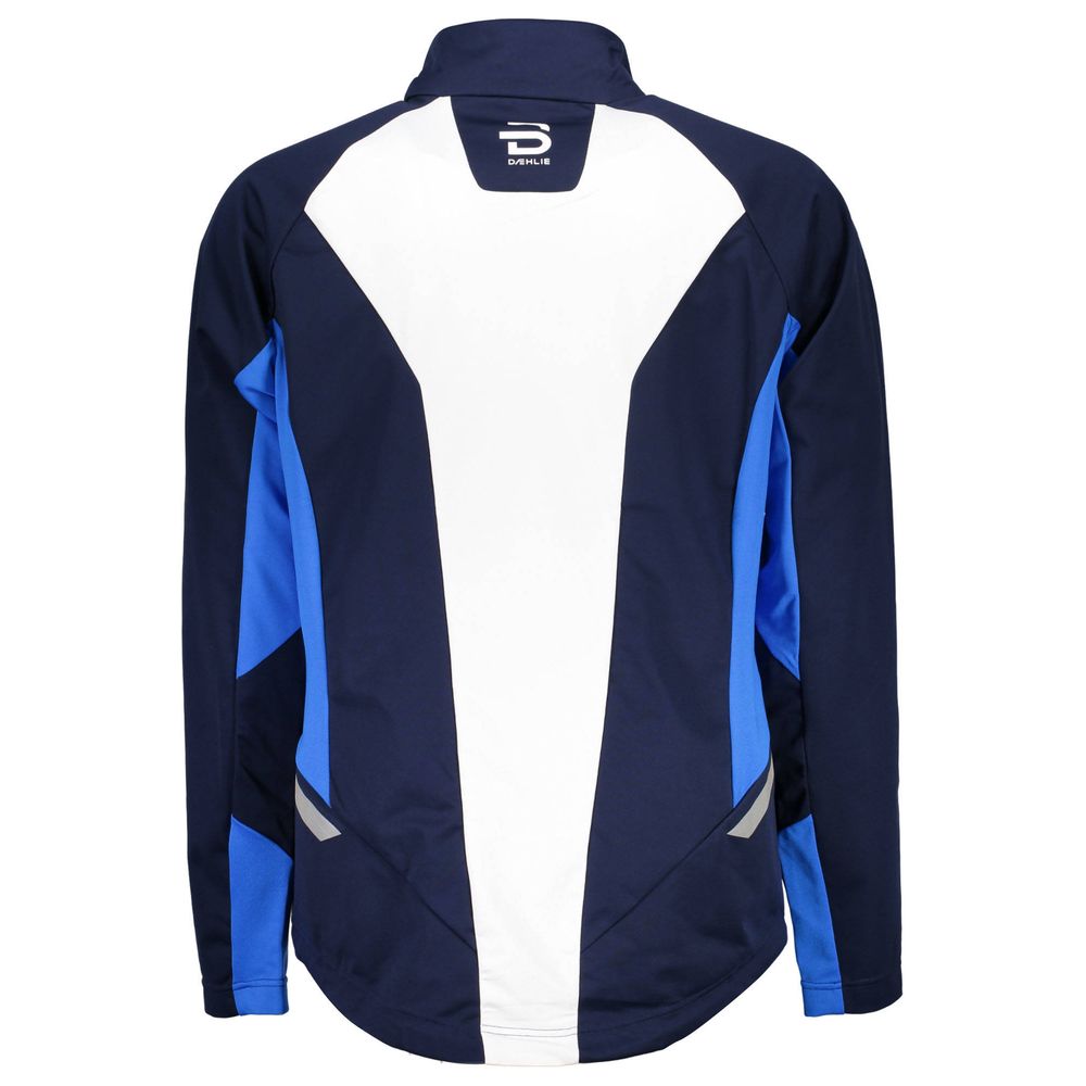 Blue Polyester Men's Sport Jacket