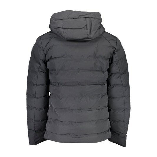 Black Polyamide Men Jacket