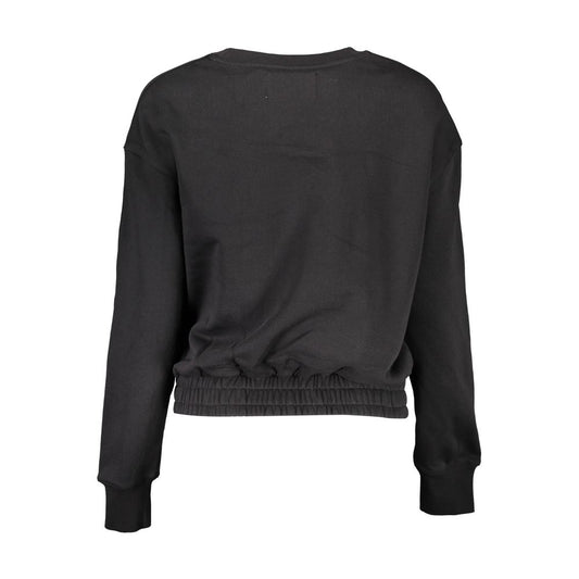 Black Cotton Women Sweater