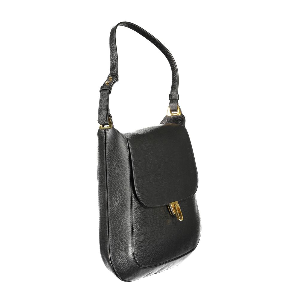 Black Leather Women Handbag