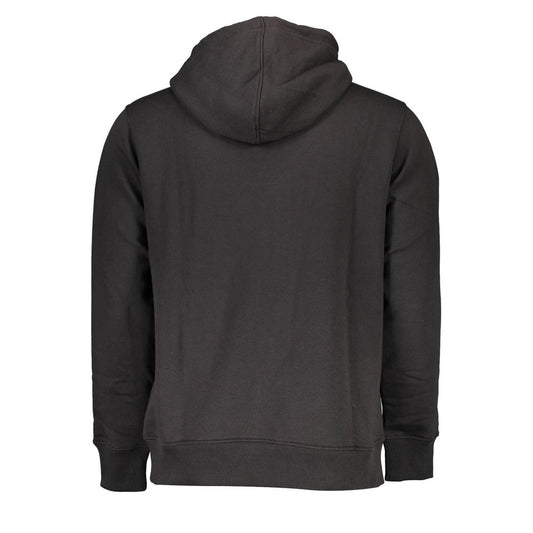 Black Cotton Men's Sweatshirt