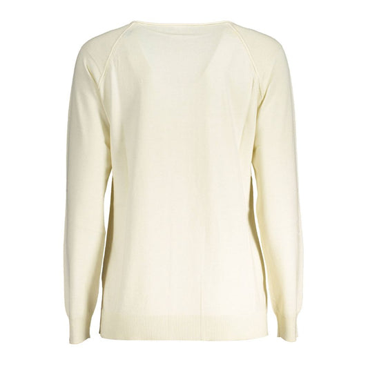 White Viscose Women Sweater