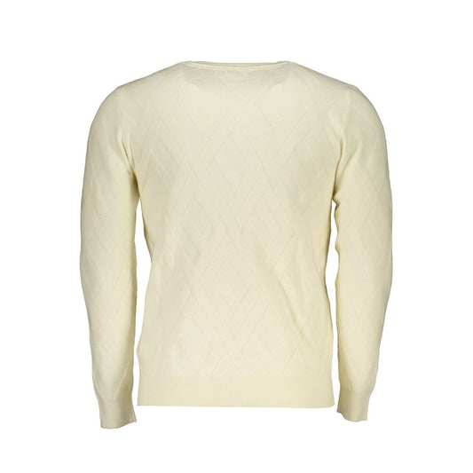 White Viscose Men's Sweater