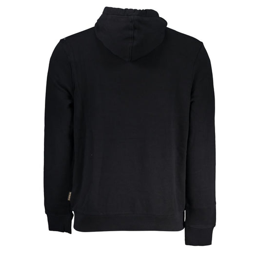 Black Cotton Men's Sweatshirt