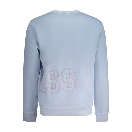 Azzurro Cotton Men Sweatshirt