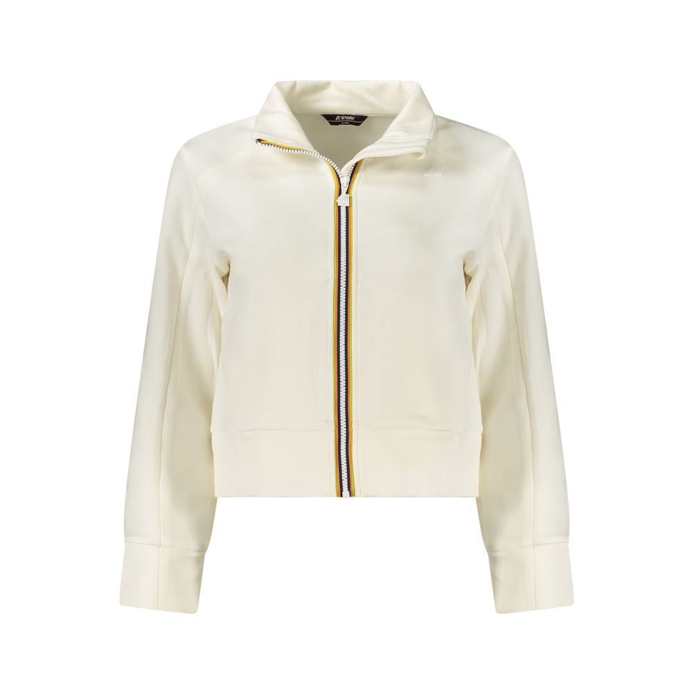 White Polyester Women Sweater