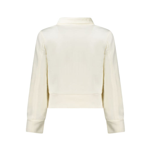 White Polyester Women Sweater