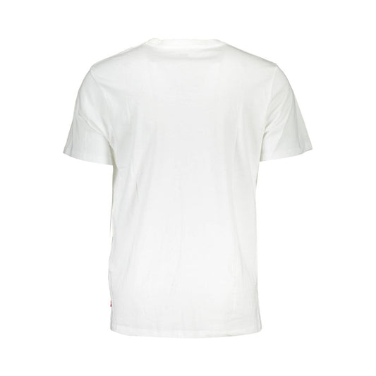 White Cotton Men's T-Shirt