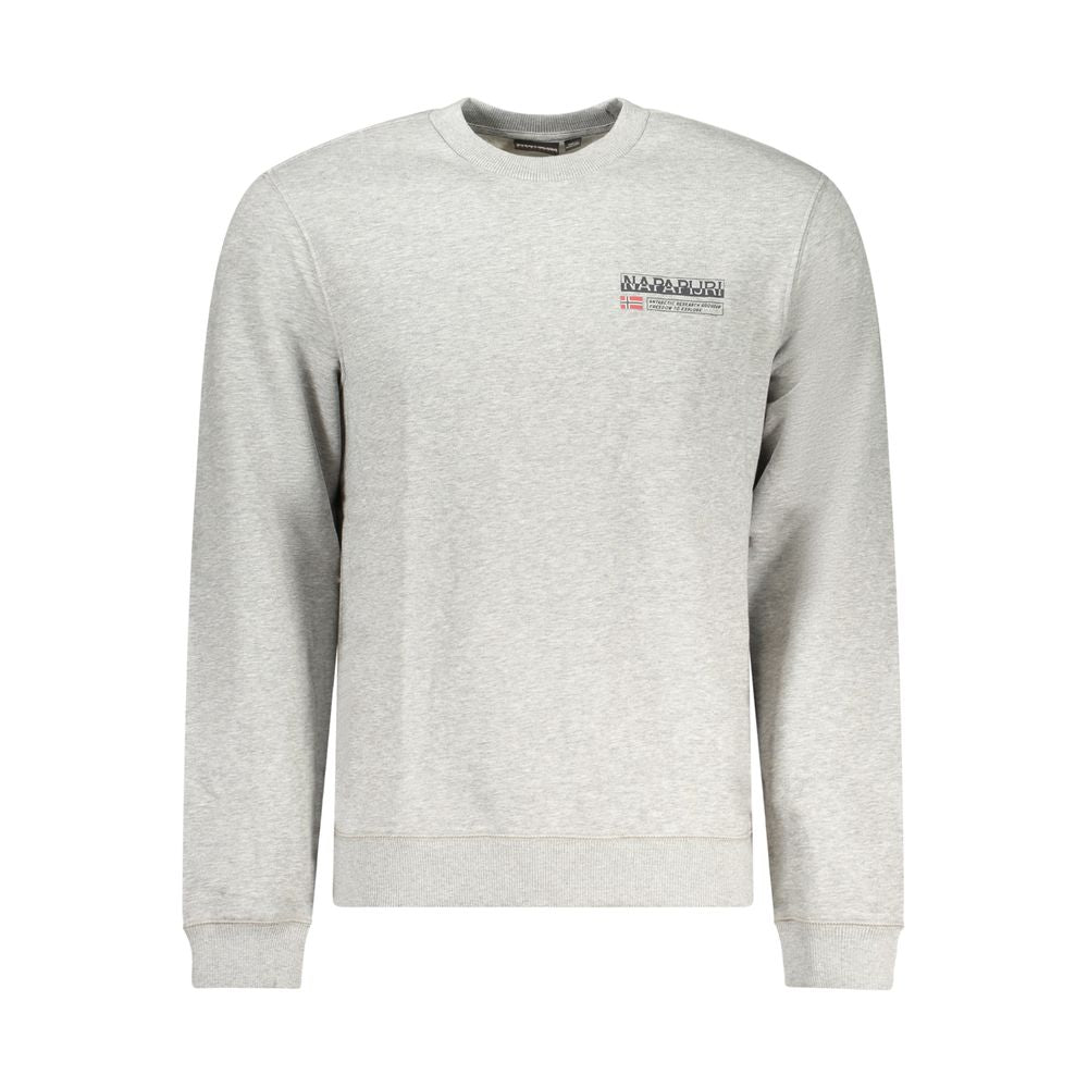 Gray Cotton Men Sweater