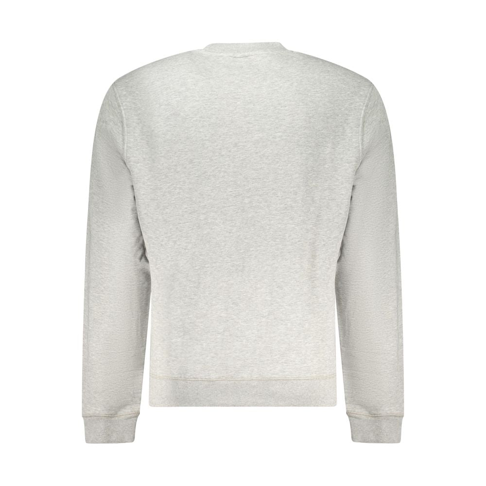 Gray Cotton Men Sweater