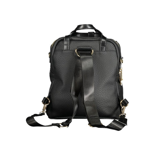 Nero Poliuretano Women Backpack