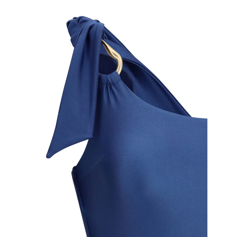 Blue Polyamide One-Piece Swimsuit
