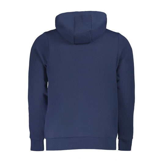 Blue Cotton Men's Hoodie