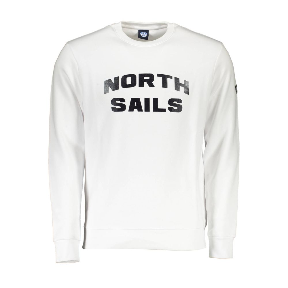 White Cotton Men's Sweater