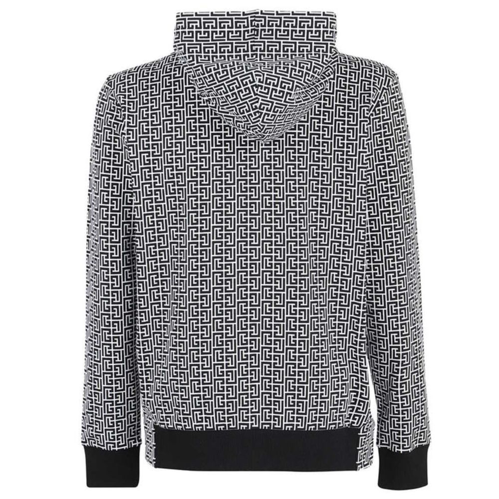 Black Cotton Men's Sweater