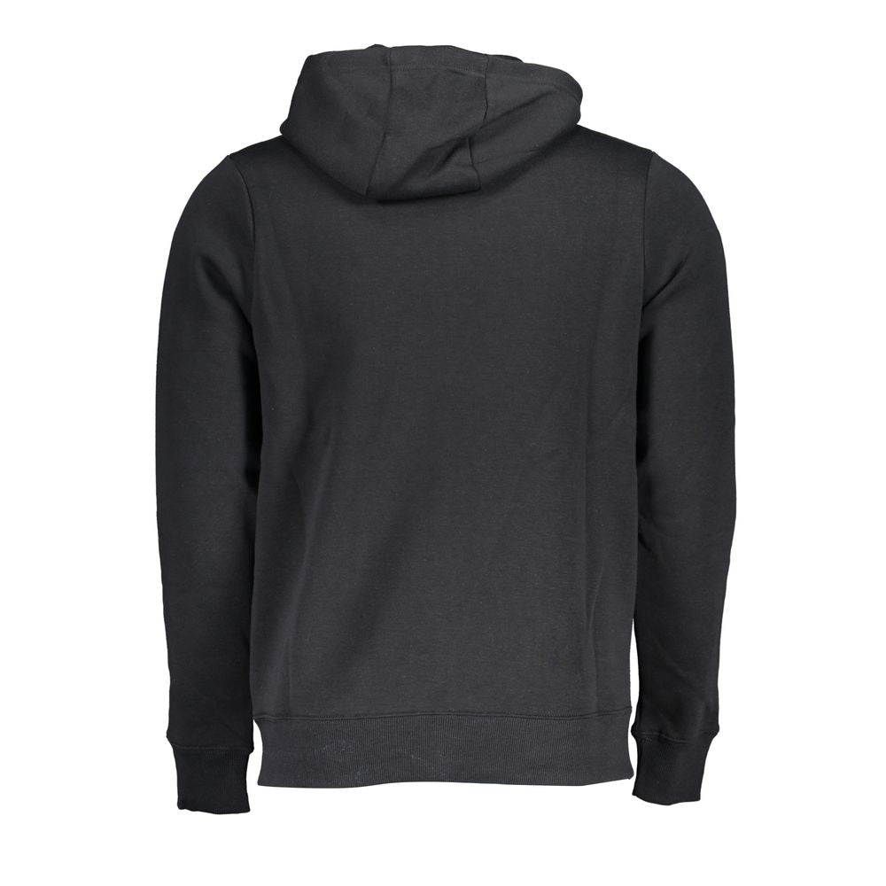 Black Cotton Men's Sweatshirt