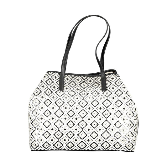 Black Polyurethane Women Handbag