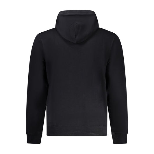 Black Cotton Men's Sweatshirt
