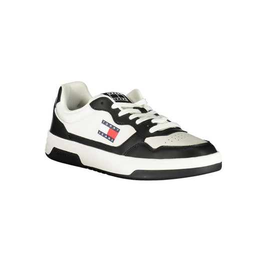 Black Polyurethane Men Sneaker