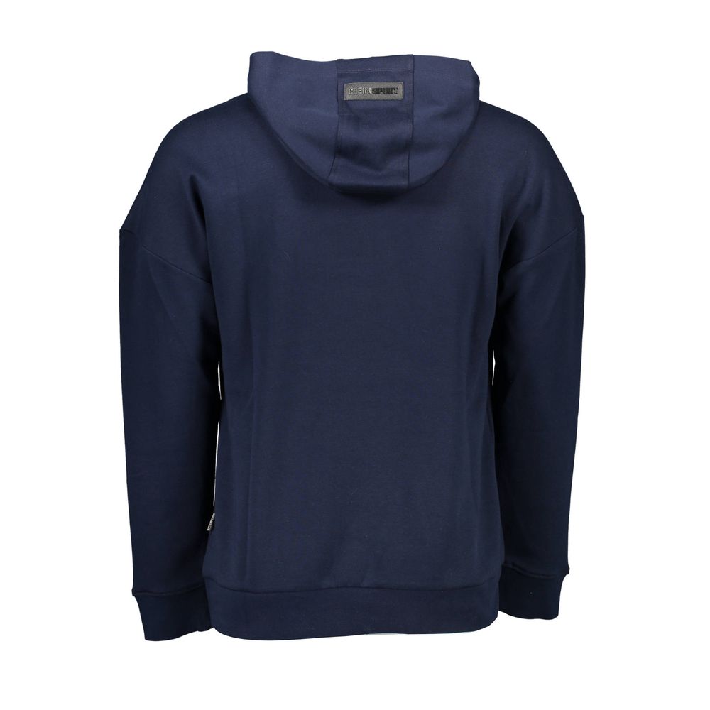 Blue Cotton Men's Sweatshirt