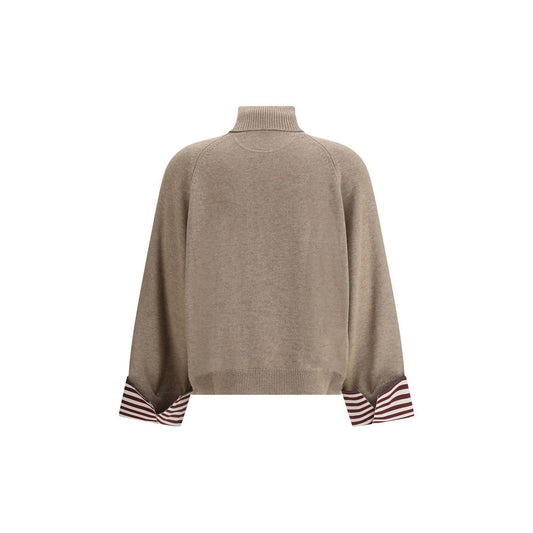 Beige Cashmere Cashmere Sweater