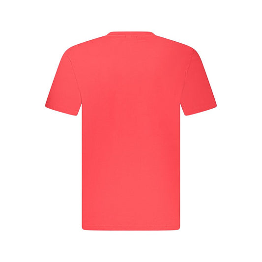 Red Cotton Men T-Shirt