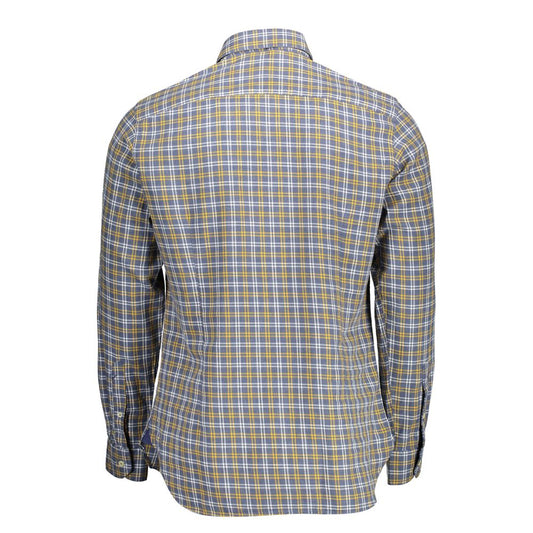 Blue Cotton Men's Shirt