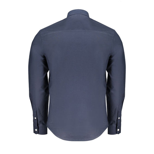Blue Organic Cotton Men Shirt