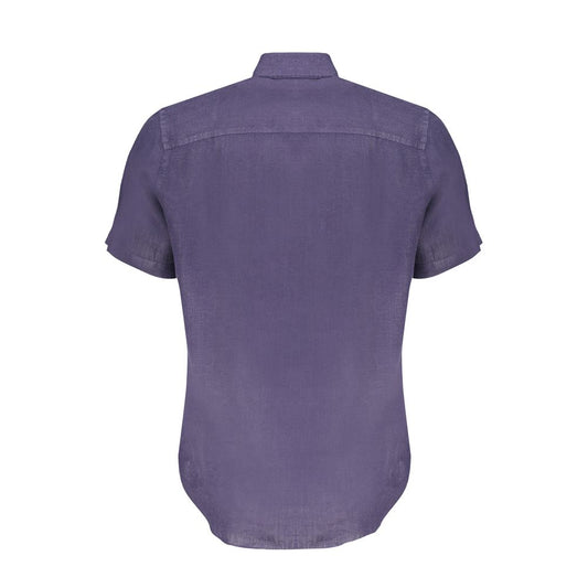 Blu Linen Men's Shirt