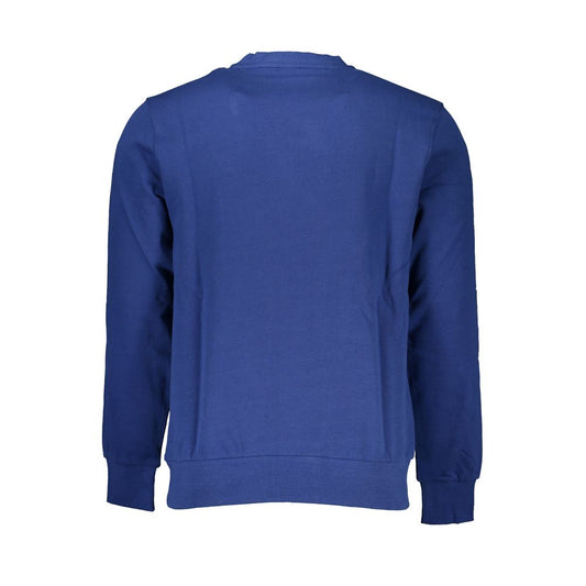 Blue Cotton Men's Sweatshirt