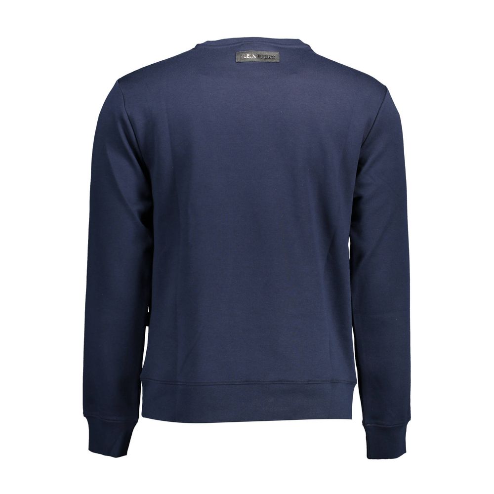 Blue Cotton Men's Sweatshirt