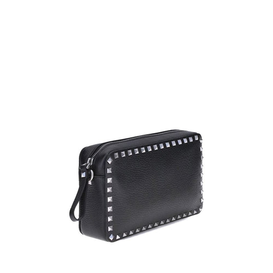Black Calf Leather Bos Taurus Shoulder Bag