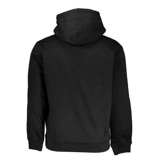 Black Polyester Men's Sweatshirt