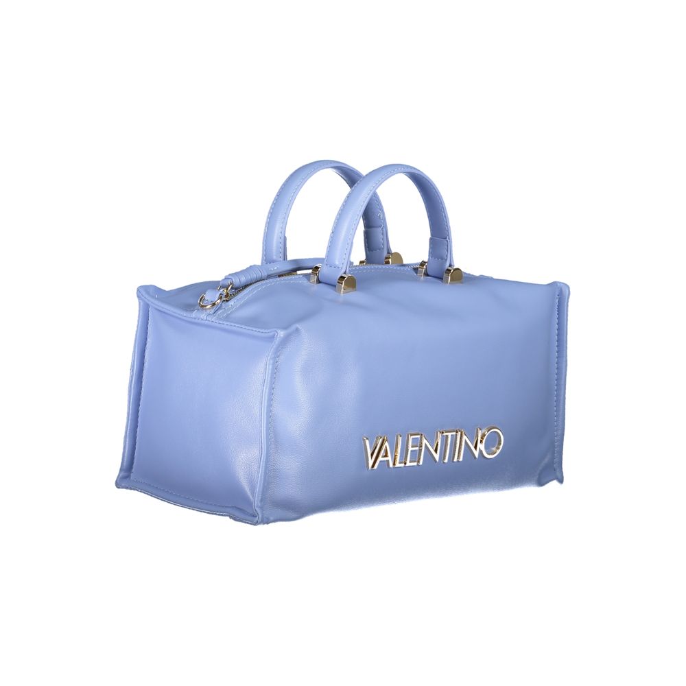 Azzurro Polyurethane Women Handbag