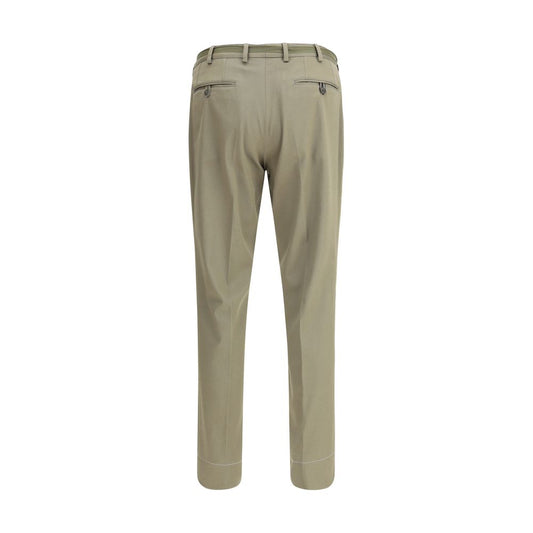 Bicolor Cotton Chino Pants