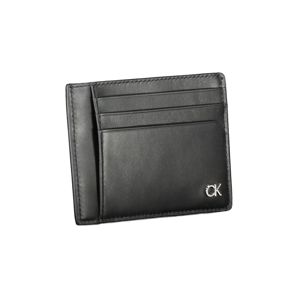 Black Leather Men Wallet
