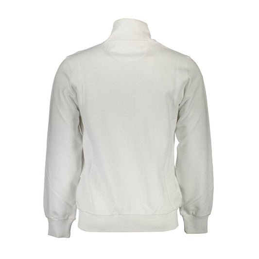White Cotton Men Sweatshirt