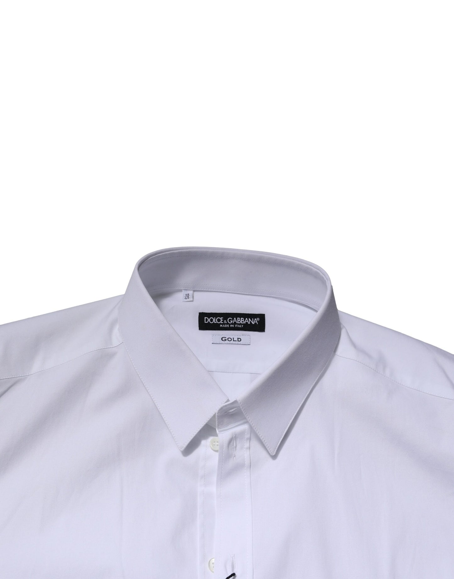 White GOLD Long Sleeve Dress Men Formal Shirt