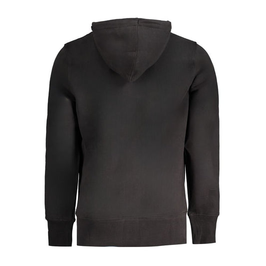 Black Cotton Men's Sweatshirt