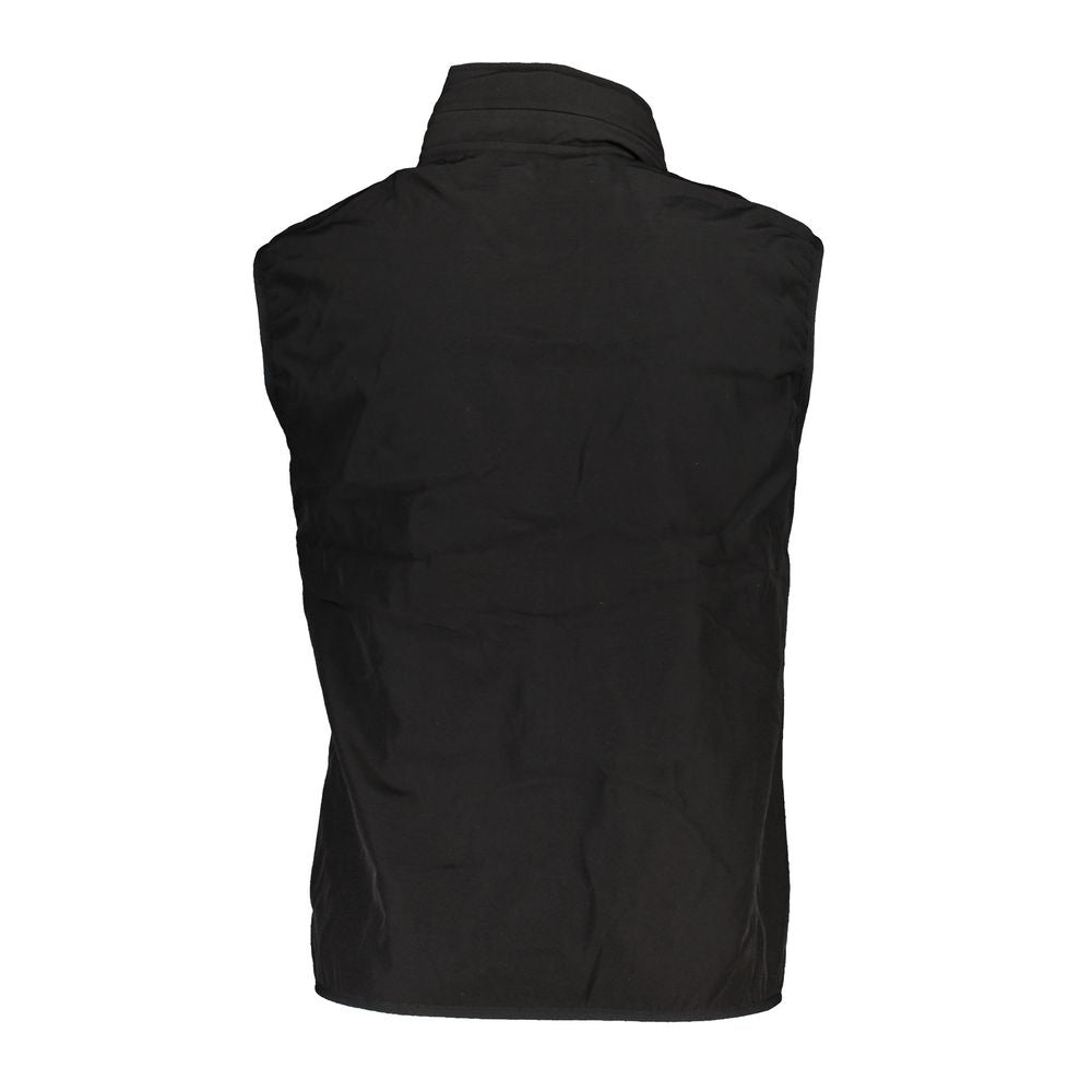 Black Polyester Men's Vest