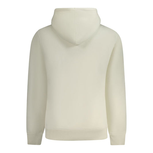 White Cotton Men's Hoodie