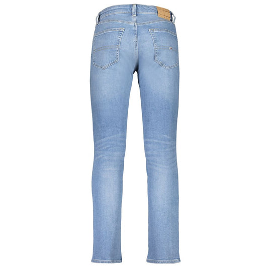 Light Blue Cotton Men Jeans