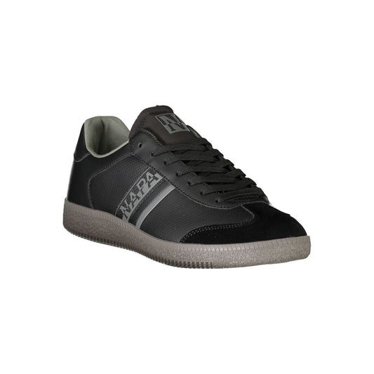 White Polyurethane Men Sneaker