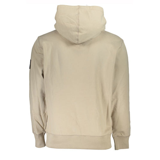 Beige Cotton Men's Sweatshirt