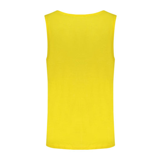 Yellow Cotton Men's Tank Top