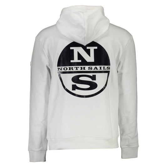 White Cotton Men's Sweatshirt
