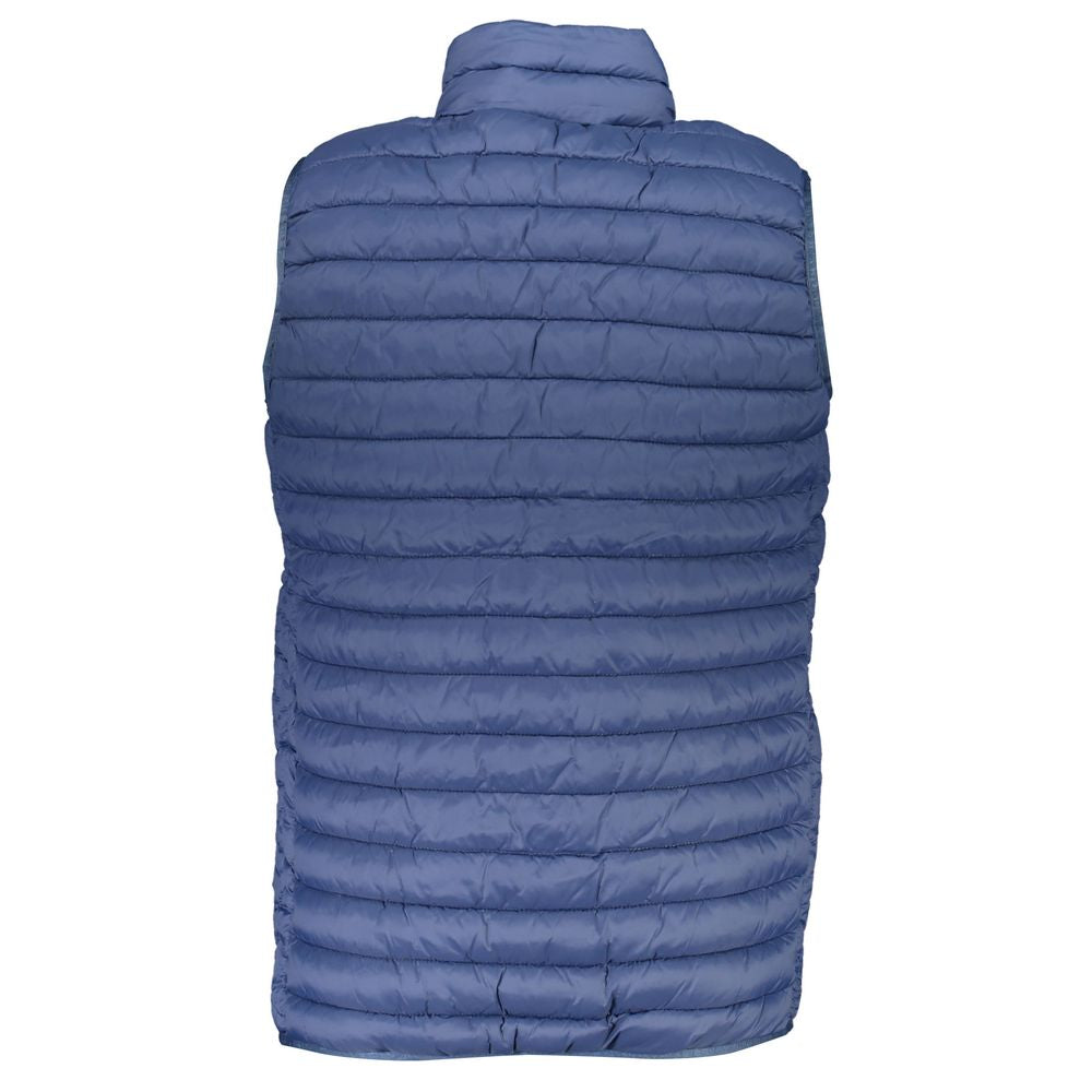 Blue Polyamide Men's Vest
