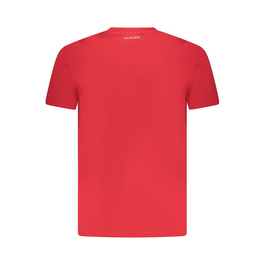 Red Cotton Men T-Shirt